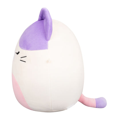 Squishmallows 8" Nell the Pink And Purple Calico Cat | Jazwares