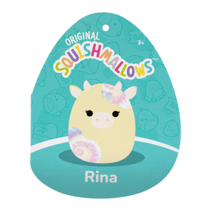 Squishmallows 12" Rina the Yellow Cow with Tie Dye Spots | Jazwares