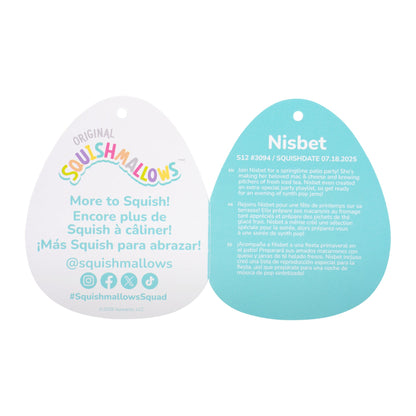 Squishmallows 12" Nisbet the Blue Tie Dye Pig | Jazwares