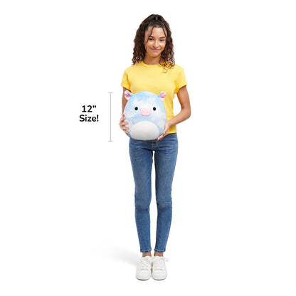 Squishmallows 12" Nisbet the Blue Tie Dye Pig | Jazwares