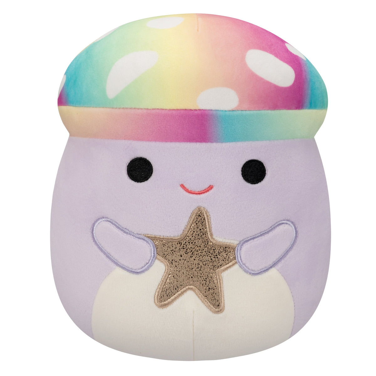 Squishmallows 8" Mahdi the Tie-Dye Mushroom Holding Star | Jazwares