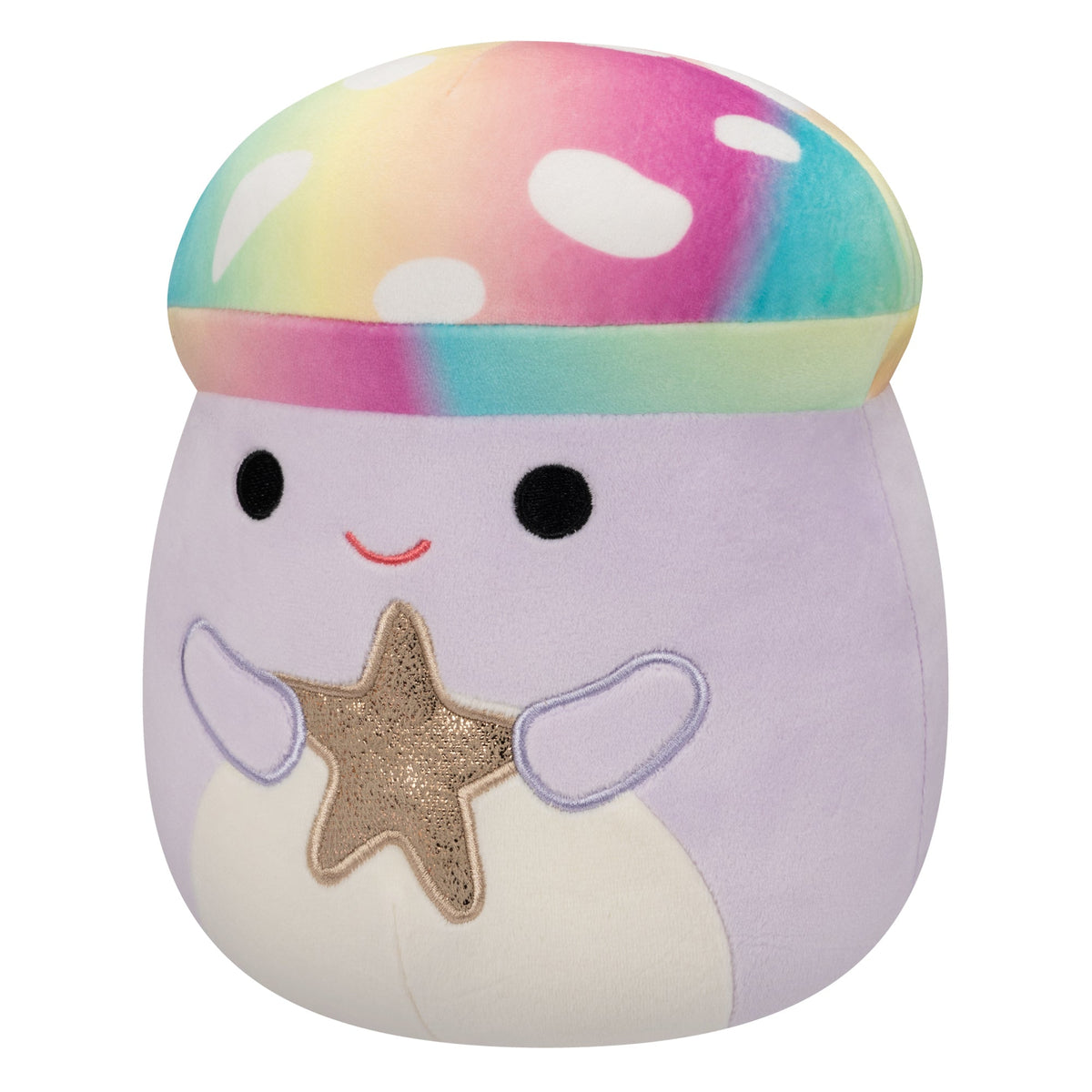 Squishmallows 8" Mahdi the Tie-Dye Mushroom Holding Star | Jazwares