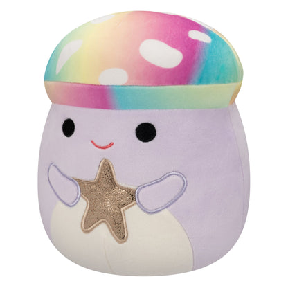 Squishmallows 8" Mahdi the Tie-Dye Mushroom Holding Star | Jazwares
