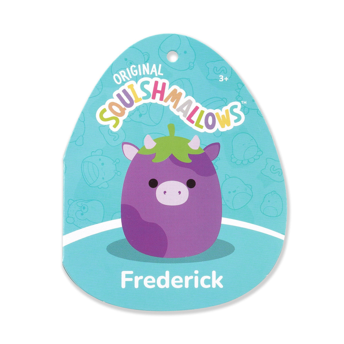 Squishmallows 8" Frederick the Eggplant Cow | Jazwares