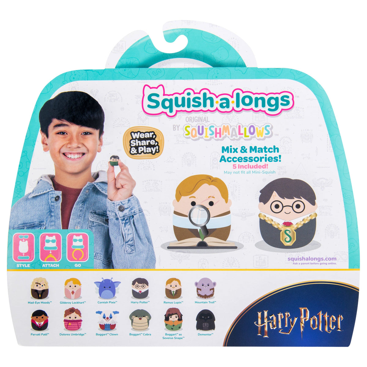 Squish-a-longs “Harry Potter” Mini-Squish Defense Against the Dark Arts 12-Pack | Jazwares