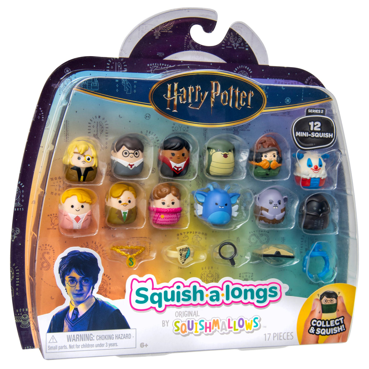 Squish-a-longs “Harry Potter” Mini-Squish Defense Against the Dark Arts 12-Pack | Jazwares