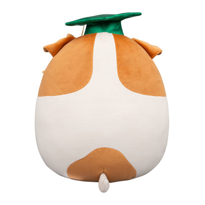 Squishmallows 12" Brenden the Jack Russell Terrier with Green Graduation | Jazwares