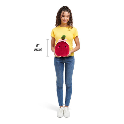 Squishmallows Claudia the Purple Beet with Pink Headband| Jazwares