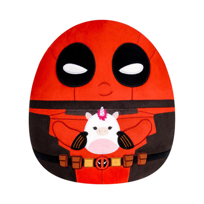 Squishmallows 12" Deadpool Holding Unicorn | Jazwares