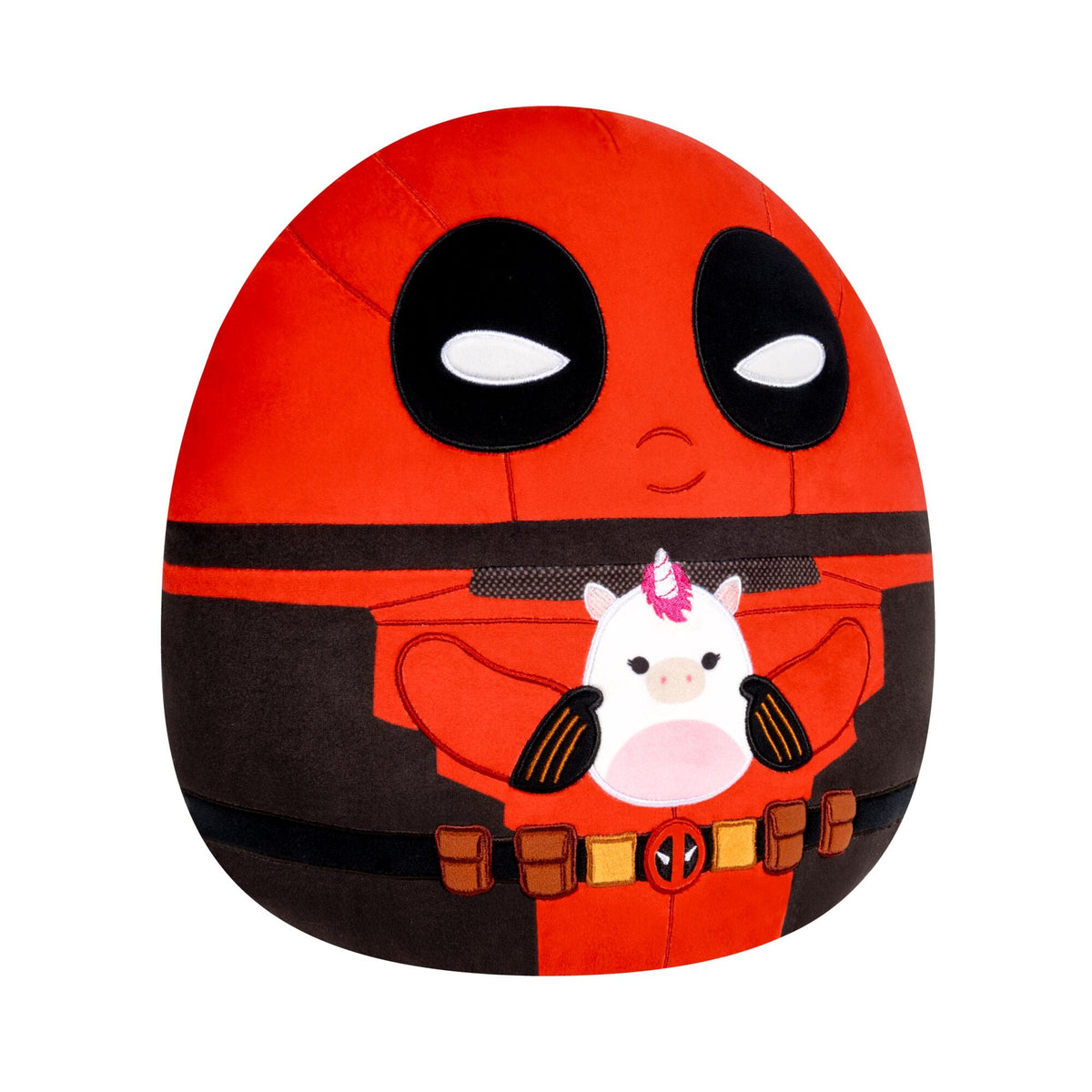Squishmallows 12" Deadpool Holding Unicorn | Jazwares