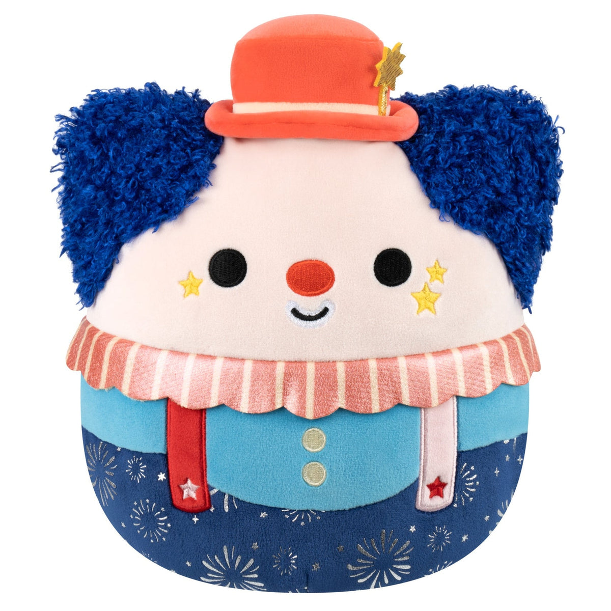 Squishmallows 8" Select Series Macaroni the Firework Clown | Jazwares