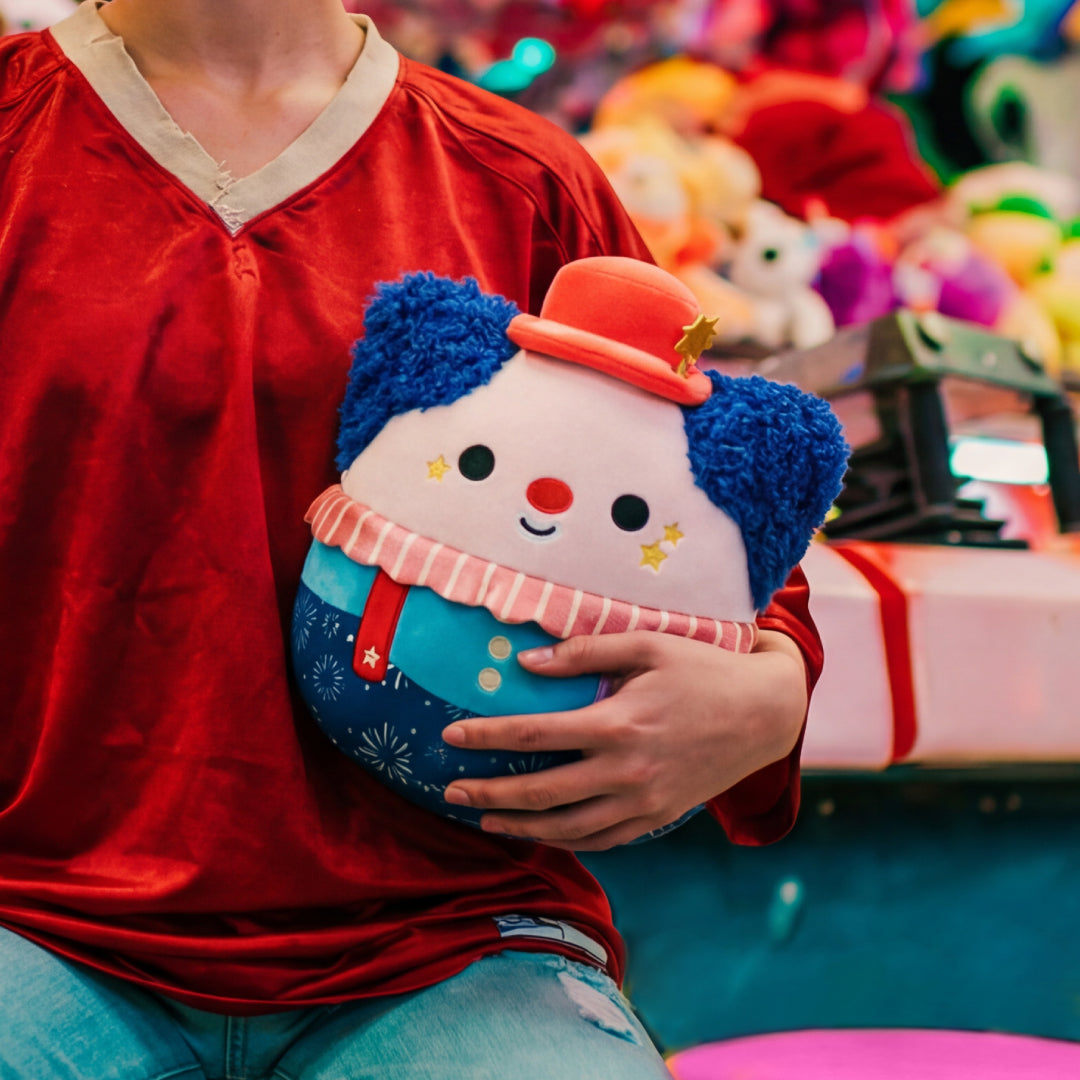 Squishmallows 8" Select Series Macaroni the Firework Clown | Jazwares