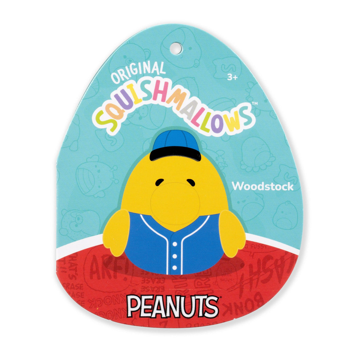 Squishmallows Peanuts 8" Baseball Woodstock | Jazwares