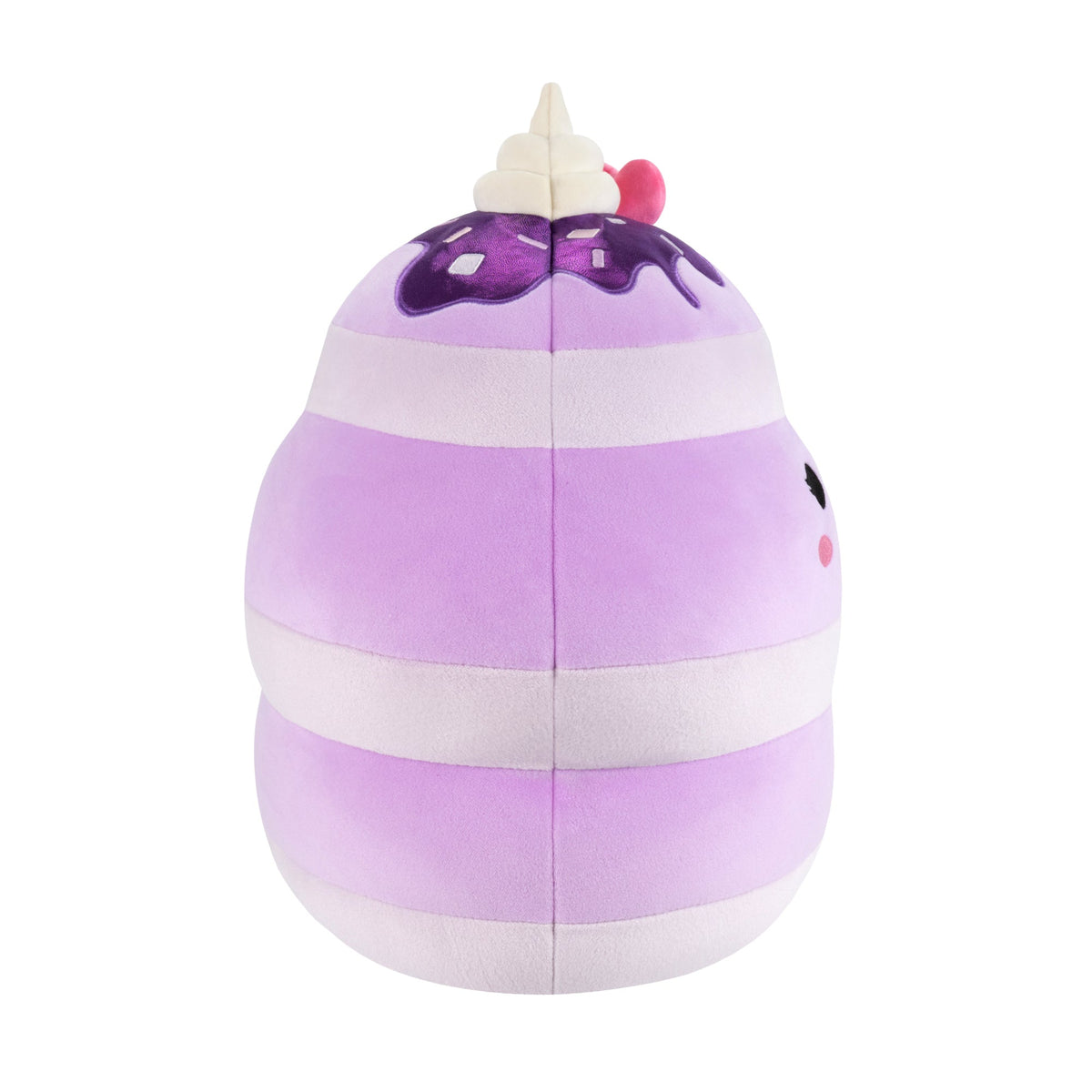 Squishmallows 12" Una the Ube Pancakes with Pink Pretzel | Jazwares