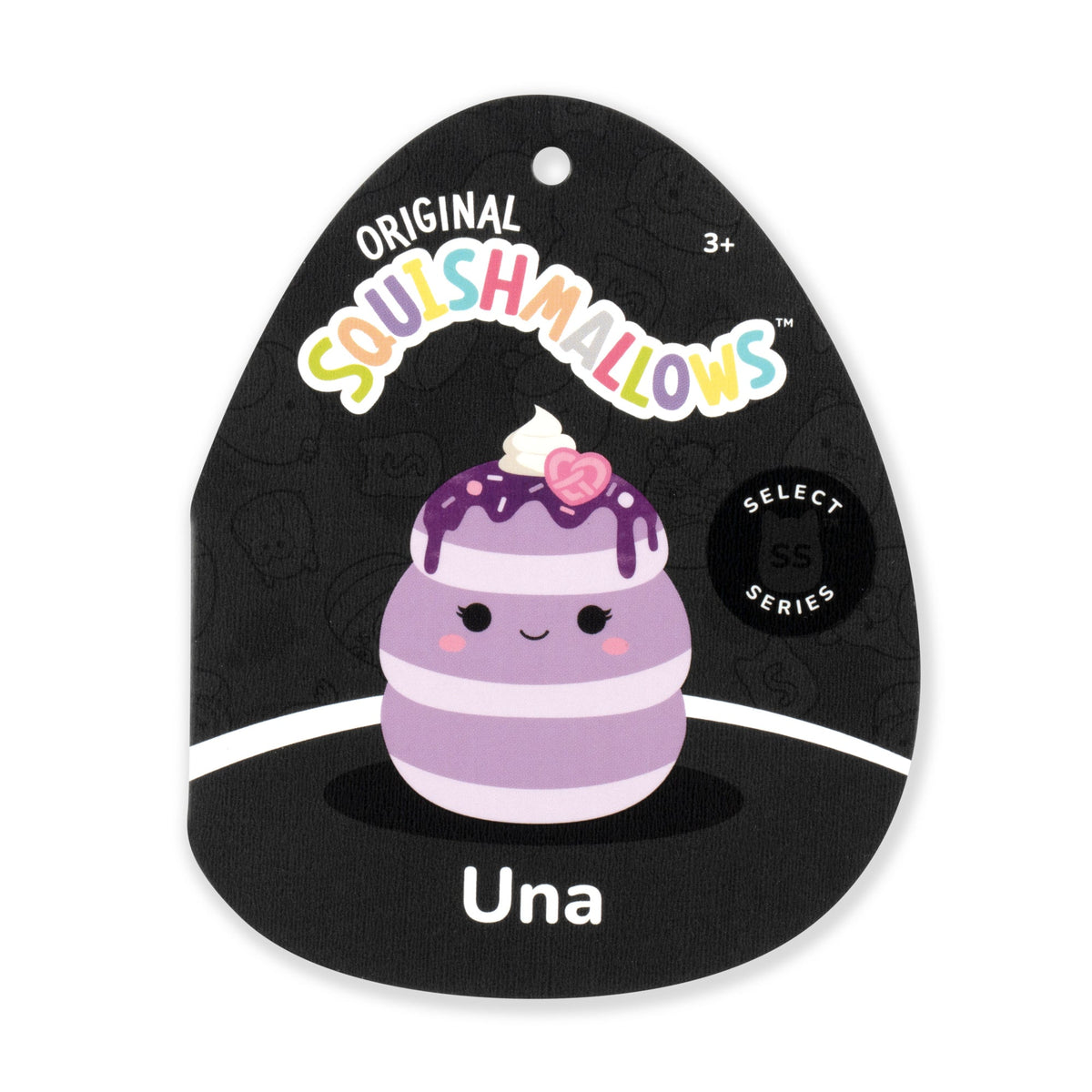 Squishmallows 12" Una the Ube Pancakes with Pink Pretzel | Jazwares