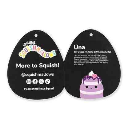 Squishmallows 12" Una the Ube Pancakes with Pink Pretzel | Jazwares