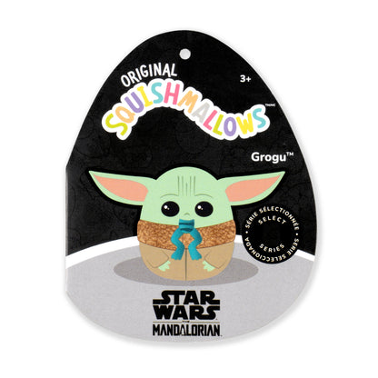 Squishmallows 8" Select Series Star Wars Grogu Eating Frog | Jazwares