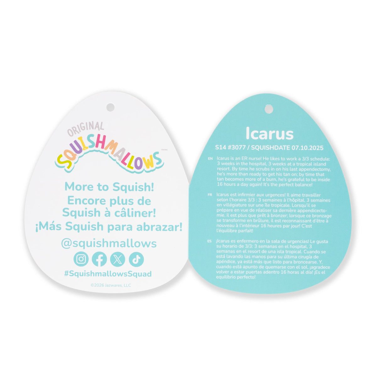 Squishmallows 14" Icarus the Dragon Fruit Drink | Jazwares
