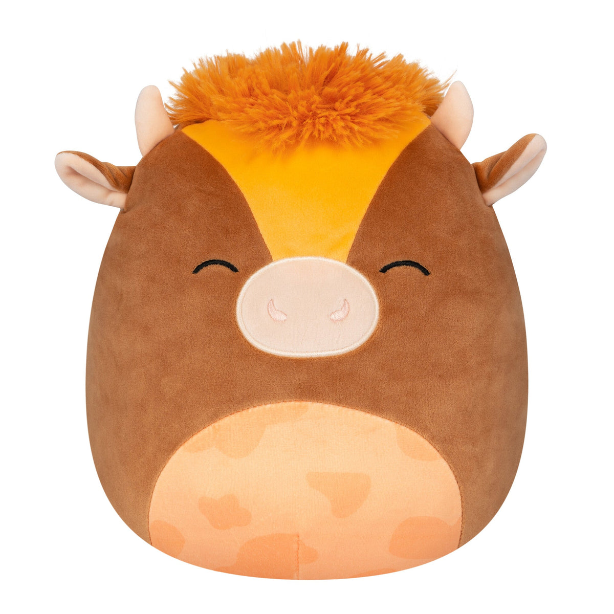 Squishmallows 10" Quinick the Dark Brown Spotted Cow | Jazwares