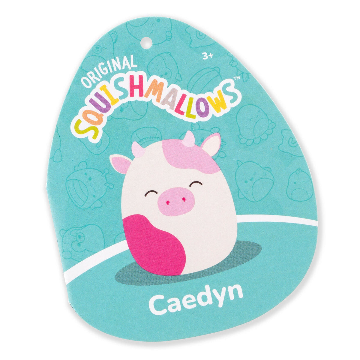 Squishmallows 20" Caedyn the Cream Cow with Pink Spots | Jazwares