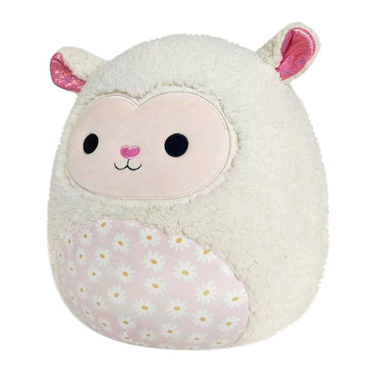 Squishmallows 14" Sophie the Cream Lamb with Daisy Flower Belly | Jazwares