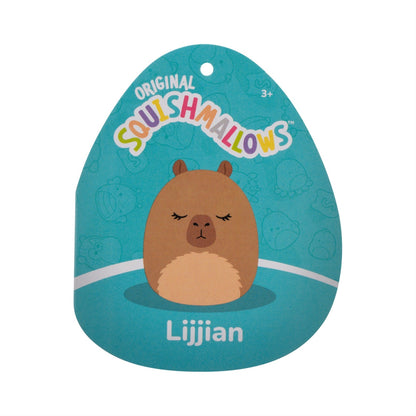 Squishmallows 14" Lijjian the Brown Capybara| Jazwares