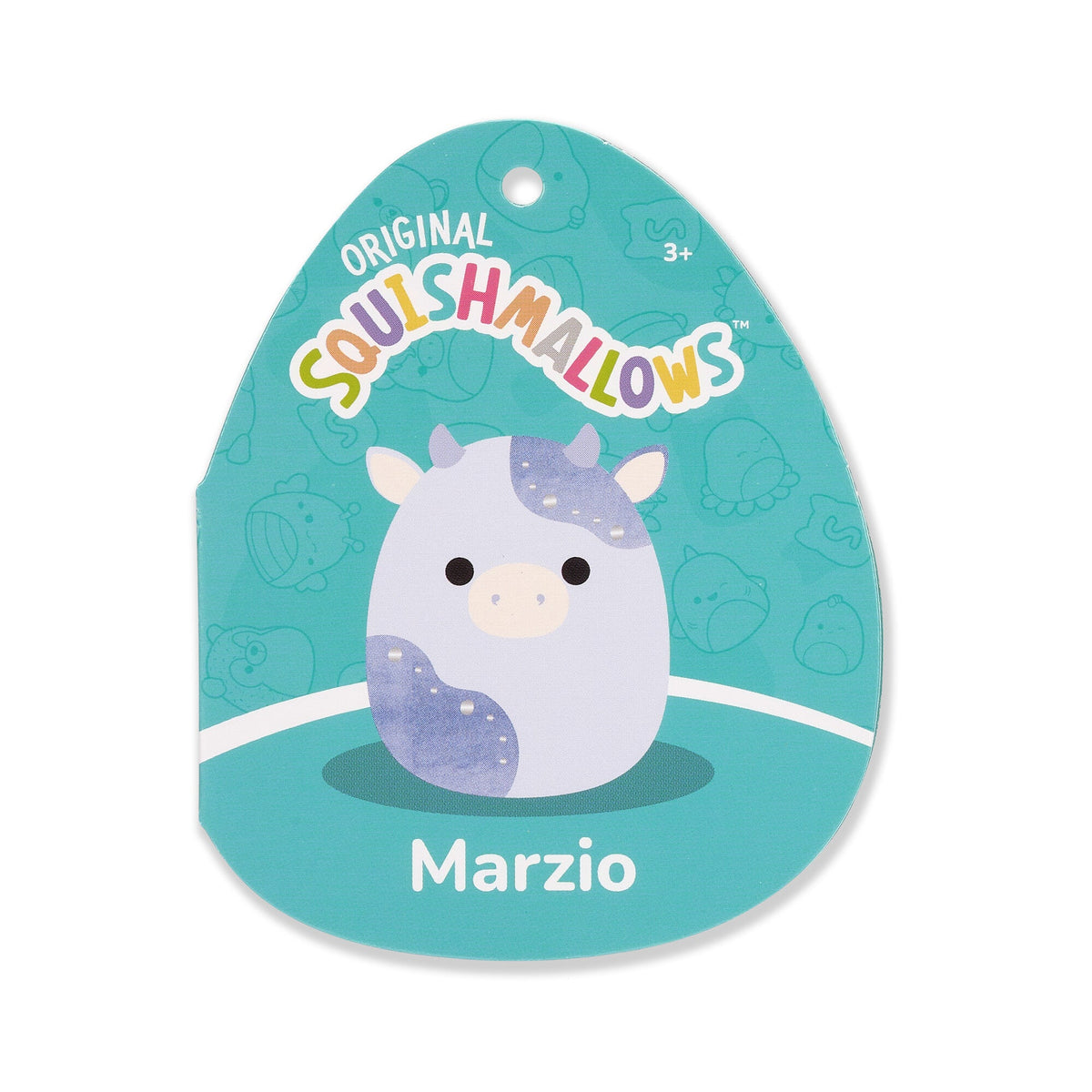Squishmallows 5" Marzio Light Blue Velvet Cow | Jazwares