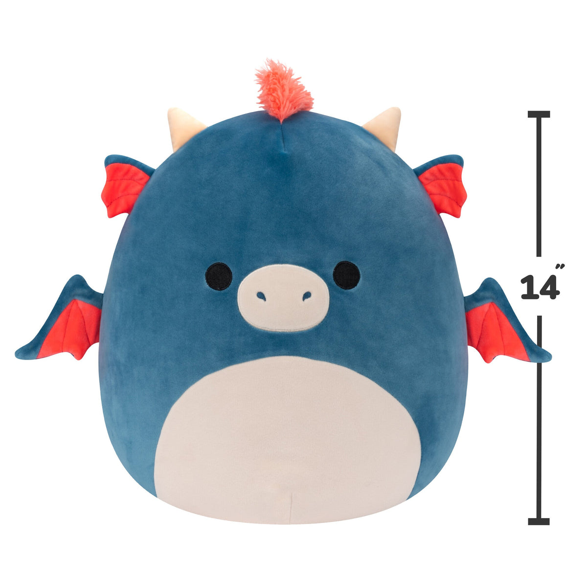Squishmallows 14" Carin the Blue Dragon | Jazwares