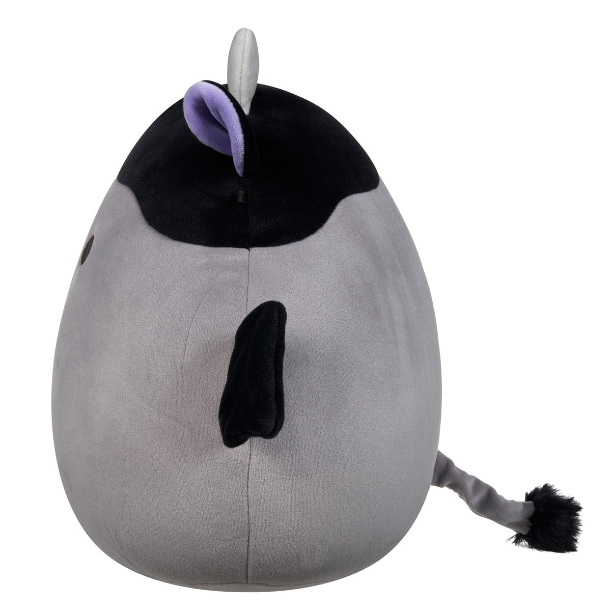 Squishmallows 12" Bridgette the Grey and Black Cow Bat | Jazwares