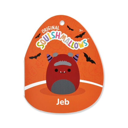 Squishmallows 12" Jeb the Burgundy Monster | Jazwares