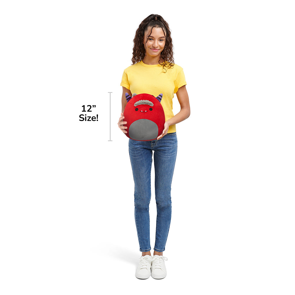 Squishmallows 12" Jeb the Burgundy Monster | Jazwares