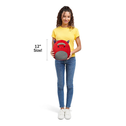 Squishmallows 12" Jeb the Burgundy Monster | Jazwares