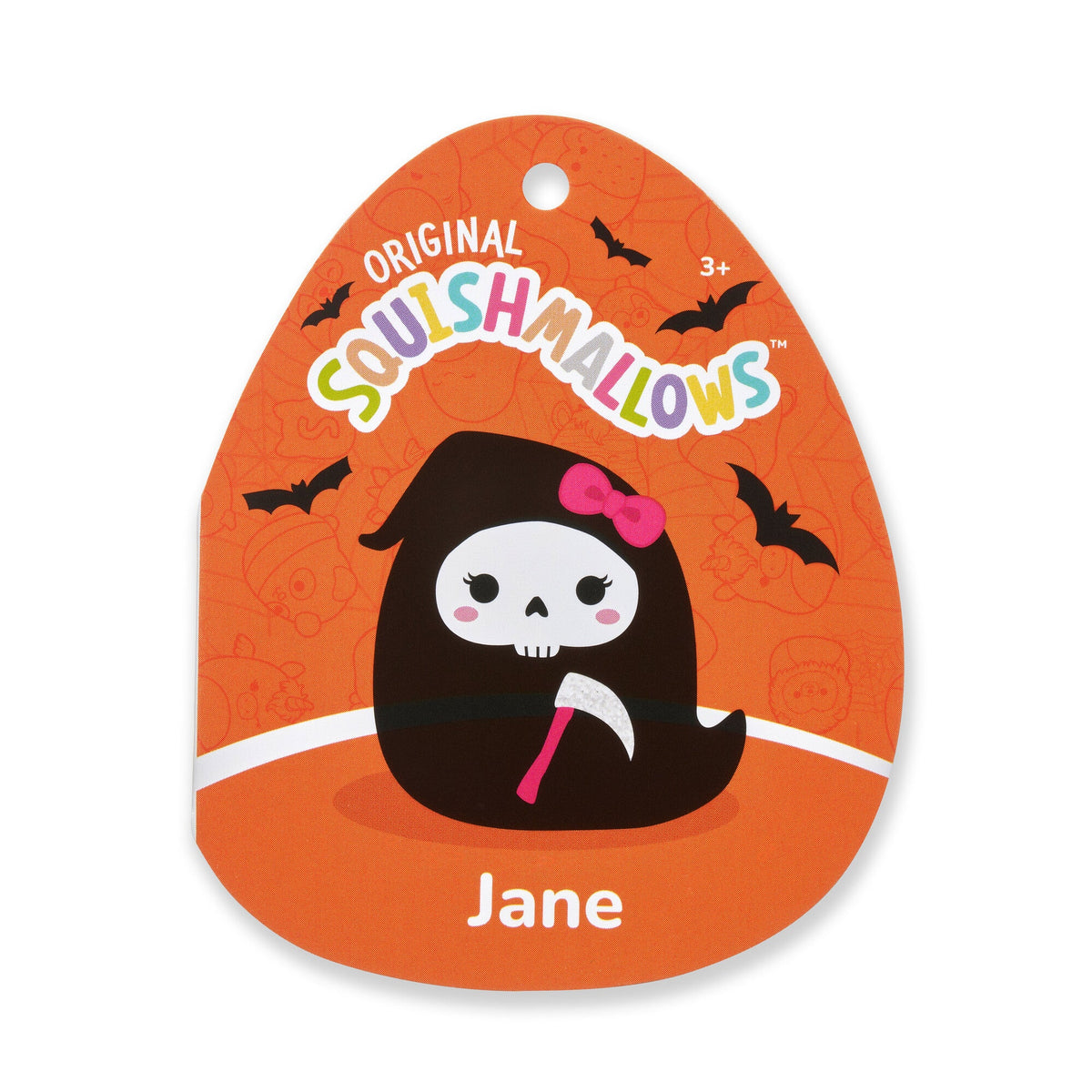 Squishmallows 8" Jane the Black Grim Reaper | Jazwares
