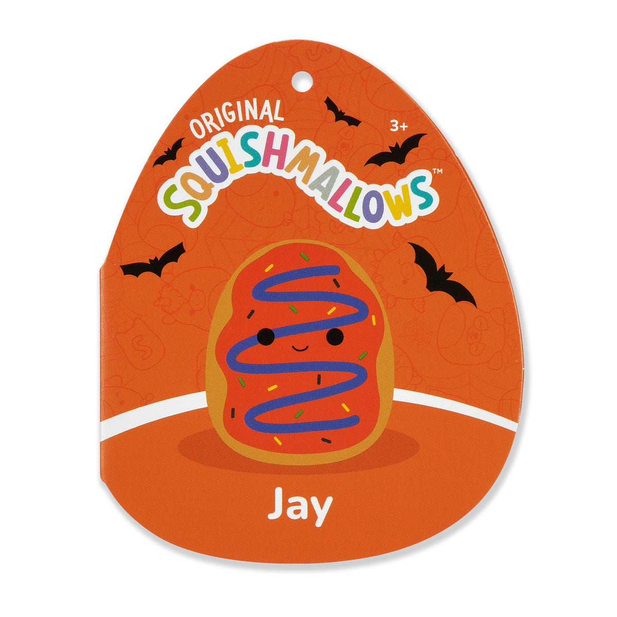 Squishmallows 5" Jay the Orange Frosted Donut | Jazwares