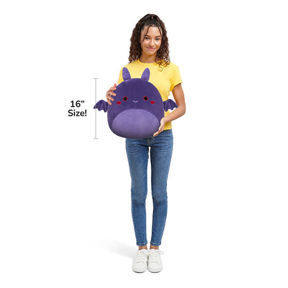 Squishmallows 16" Ringding the Dark Purple Mothman | Jazwares