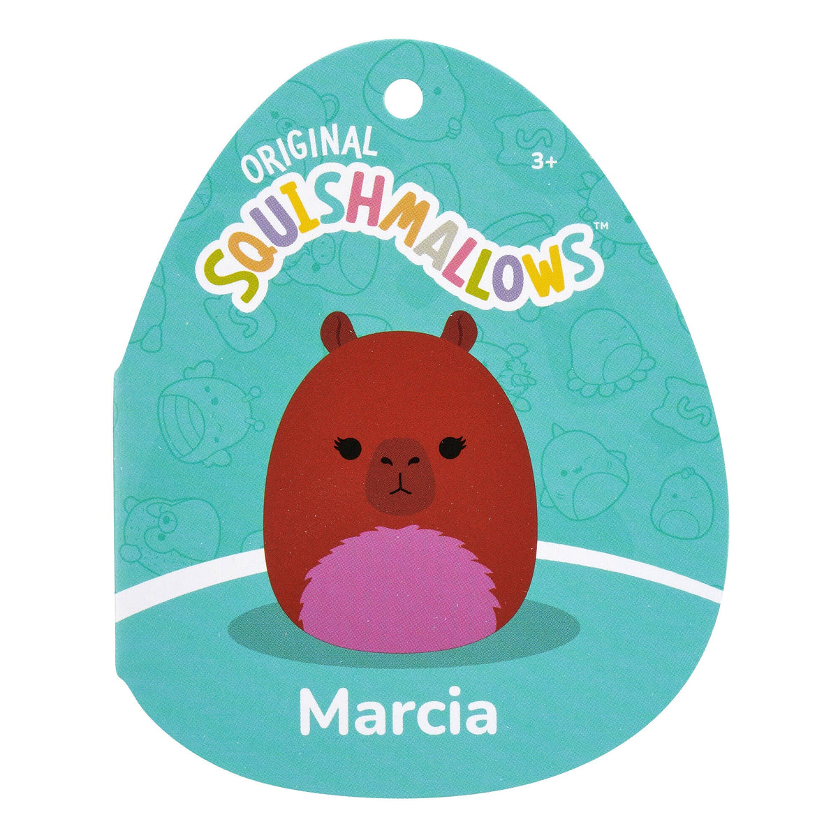 Squishmallows 8" Marcia the Maroon Capybara | Jazwares