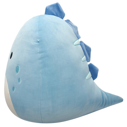 Squishmallows 16" John-John the Slate Blue Dino | Jazwares