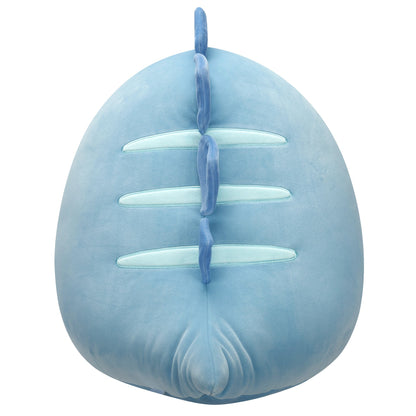 Squishmallows 16" John-John the Slate Blue Dino | Jazwares