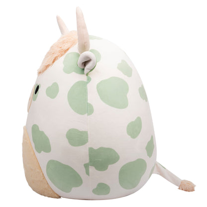 Squishmallows 20" Celestino the Sage Green Spotted Highland Cow | Jazwares