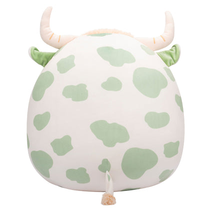 Squishmallows 20" Celestino the Sage Green Spotted Highland Cow | Jazwares