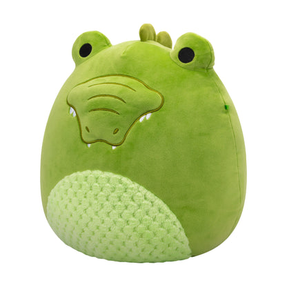 Squishmallows 12" Mopes the Green Alligator with Textured Belly | Jazwares