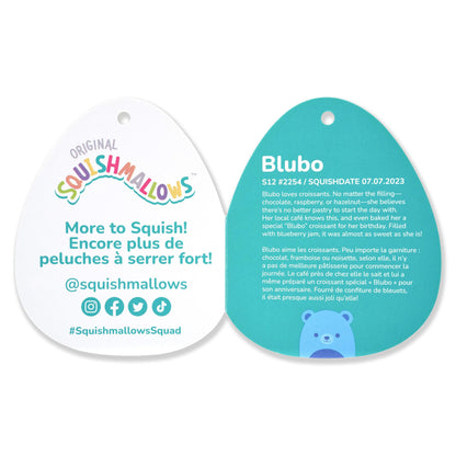 Squishmallows 12" Blubo the Neon Blue Bear | Jazwares