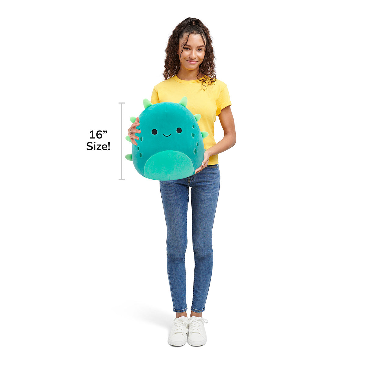Squishmallows 16" Wasabi the Green Sea Cucumber | Jazwares