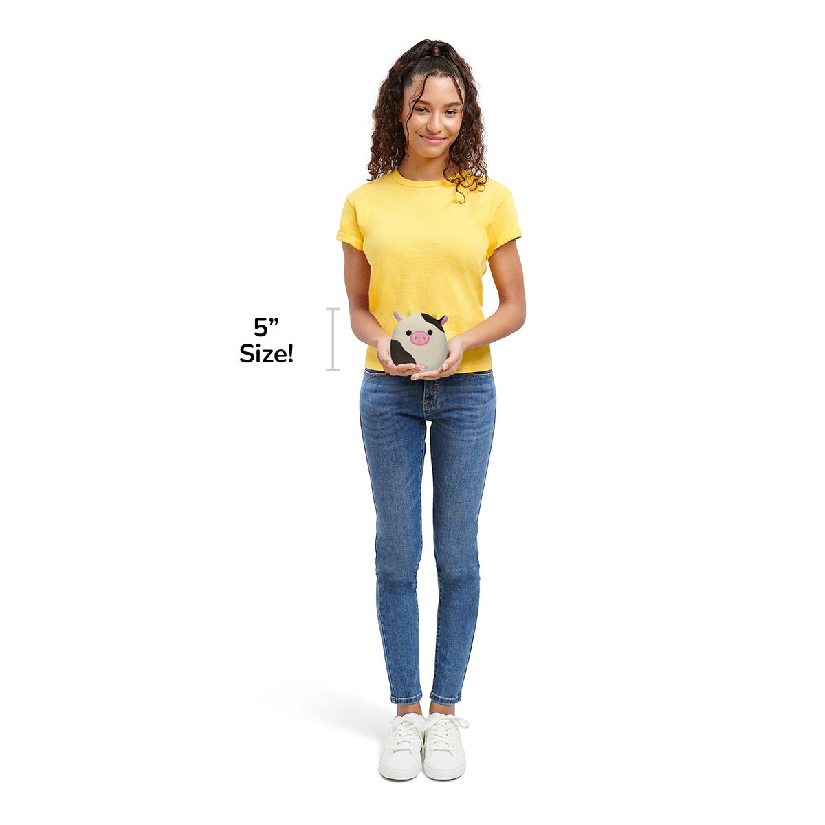 Squishmallows 5" Connor the Black and White Cow | Jazwares