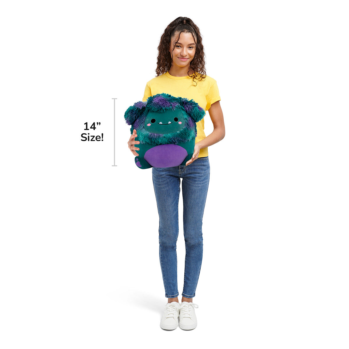 Squishmallows JT the Dark Teal Bigfoot | Jazwares