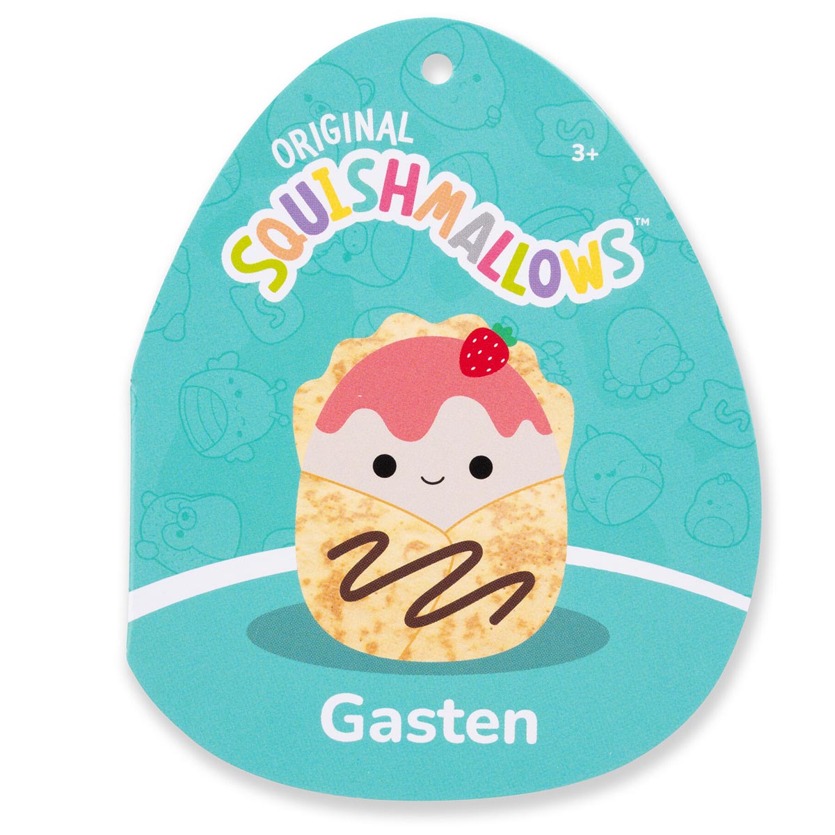 Squishmallows 7.5" Gasten the Strawberry Crepe | Jazwares