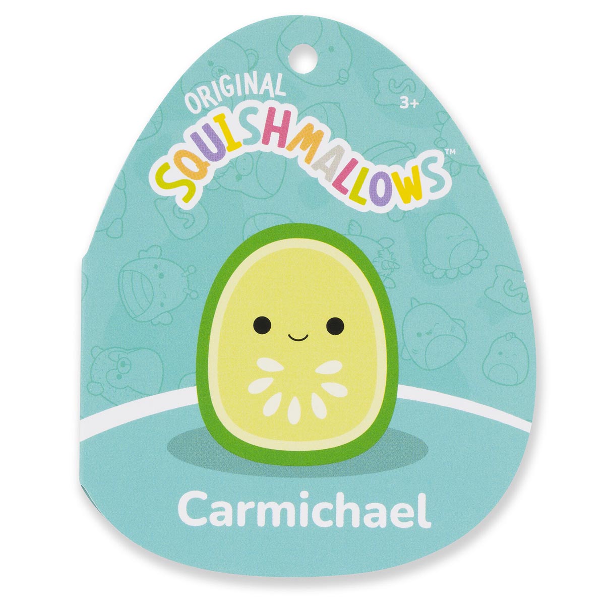 Squishmallows 12" Carmichael the Green Cucumber Slice | Jazwares