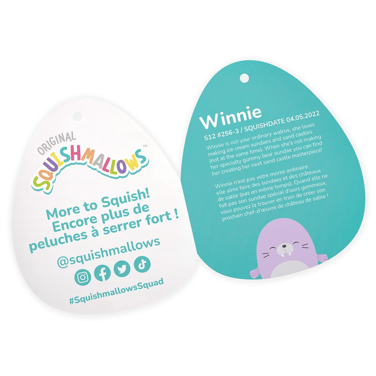 Squishmallows 12" Winnie the Purple Walrus | Jazwares