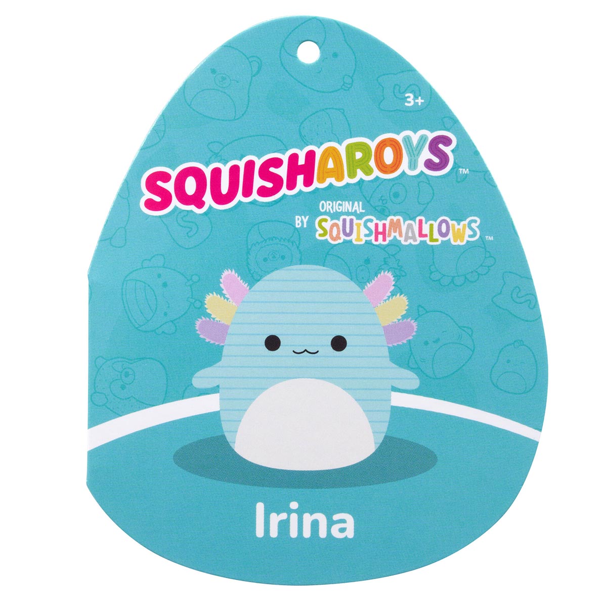 Squishmallows 8" Irina the Teal Corduroy Axolotl | Jazwares