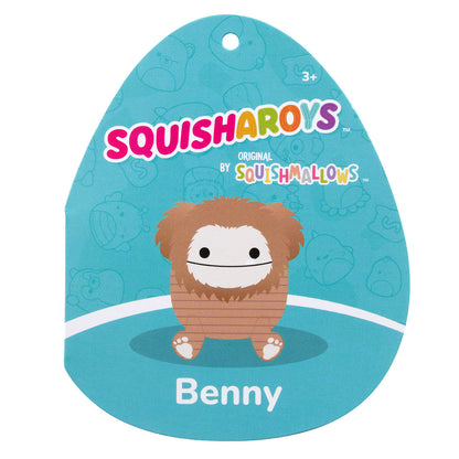 Squishmallows 8" Benny the Brown Corduroy Bigfoot | Jazwares